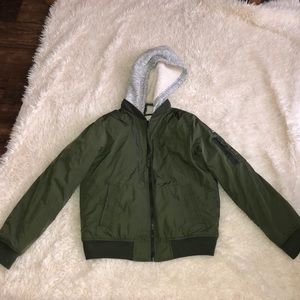 abercrombie kids green Jacket